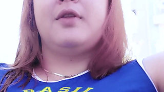 Smoking Fetish - Chubby Smokes on Your Face and Shows Her