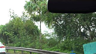 Petite Blonde Hime Marie's Wild Public Handjob and Blowjob