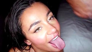 Italian Squirter Takes Two BBCs In Her Tight Pussy!