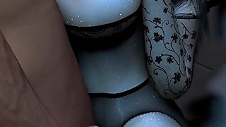 3D BBW Mature MILF Cheating with Young Big Dick in Bathroom