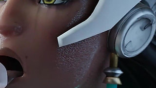 Symmetra Likes Big Dick in Her Ass - 3D Overwatch Anal Animation