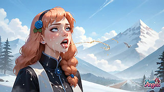 Milk Dripping Sex: Snowy Peaks & Luscious Pleasure