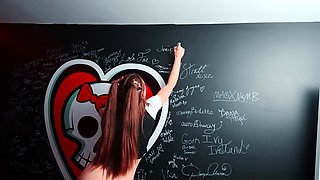Goth teen freak gets pounded hard and screams for more