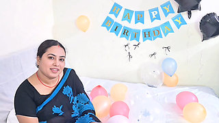 Bhabhi Surprised Brother-in-law on His Birthday and Gave Him Her Pussy as a Gift, Full Video