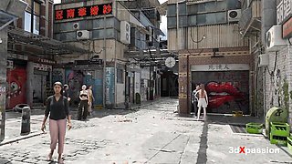 3DXPassion featuring Private Room's deep throat sex