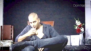 Sissy humiliated, gay roleplay, smoker