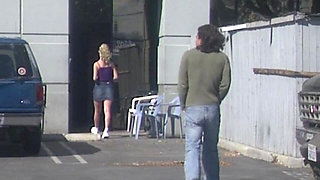 Hot Fucking in Elevator with MILF Slut