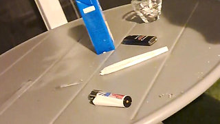 Risky Blowjob on the Balcony, I Make Him Cum Everywhere