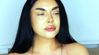 Beautiful Brunette Smoking Fetish Tease - Softcore Seduction