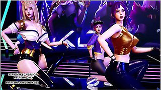 [mmd] Gfriend - Glass Bead Sexy Kpop Dance Ahri Akali Kaisa Seraphine Gwen Kda League Of Legends
