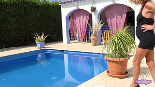 Next to the Pool, Dressed to Seduce You