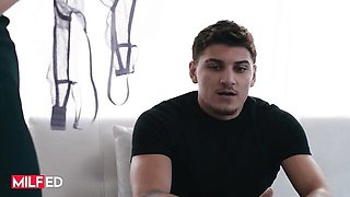 Sophia and Victor's pierced belly smut