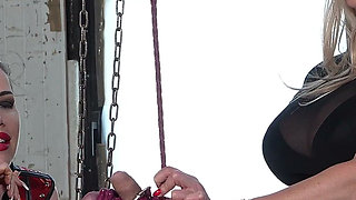 CBT with Rope and Nipple Clamps