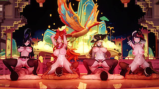 Genshin Impact - Lantern Rite Fuck Fiest Gangbang Genshin Girls Creamed 2 - 3D Hentai Animations