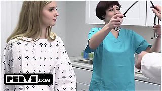 Jessica Ryan, Harlow West And Rob Banks In Knocked-up Teen Lets Perv Older Doctor And Dirty Nurse Use Her Holes In Exchange For Their Silence