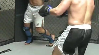 Horny stud fucks brunette babe with big natural tits