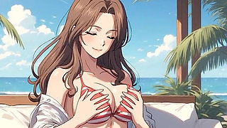 AI Generated Cartoon content, Uncensored video of 18 Year old Anime Girl, 3D Cartoon on closeup by Kiidzy Animates