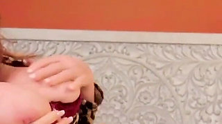 Step-aunty Rachel "cums" for a Visit!