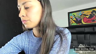 Skinny small tits webcam solo petite piercing teen