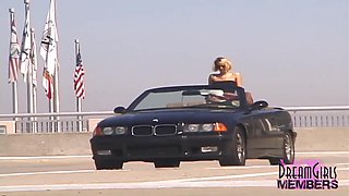 Risky Public Displaying With Mindy And Her Humungous Juggs