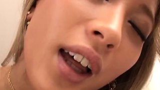 Extreme close up of Japanese teen masturbating Uncensored