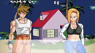 Angry dragon, android 18, fucking cartoons