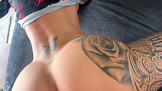 Brunette Gostosa Stopped After Party for More Hardcore Cowgirl Ride and Doggy