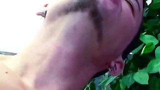 Blonde teen fucks her boyfriend with strap-on in the ass and gets cumshot as a reward