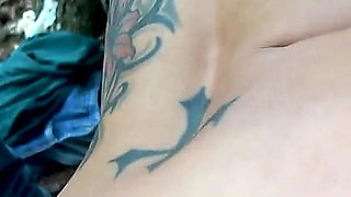 Cum for Kitty (40) - Skinny MILF Forest Gangbang