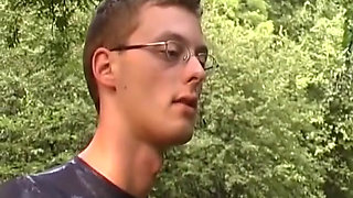 Stunning German Babe Got Fucked in Forested and Get Cum on Her Ass