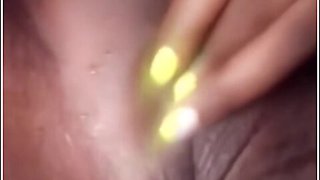 Horny Ebony Plays With Pussy & Squirts Durung Quarantine Stay At Home Order