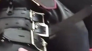 Mz08 - the Puppy Bound in Latex Suit Reaches Climax