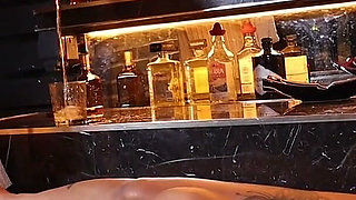Anal Sex with the Bartender in the Club's Secret Sauna - Yasmina Khan