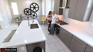 Horny Stepdaughter Keeps Begging For Stepdad's Cock