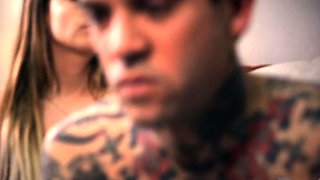 Brunette babe Pandora in stockings shows