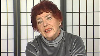 Hairy redhead granny toys her twat at the casting