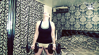 105 weight liftings repeats for biceps challenge!