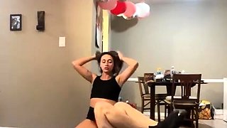 Goddess Ellen - Mixed Wrestling Ballbusting