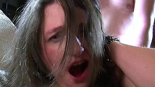 Bondage fetish solo toying hussy