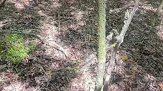 Caught Hiking Naked & Masturbating in the Forest