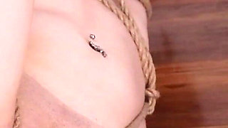 Solo in Shibari Bondage Rope