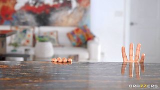 Cheating Gamer Distracted by Huge Hard Cock: with Big Ass Blonde Kali Roses, Dwayne Foxxx, Alex