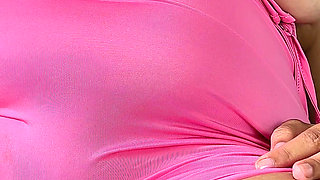 Can't Stop Farting on My Pink Shorts Bloated Belly and Big Ass Farts