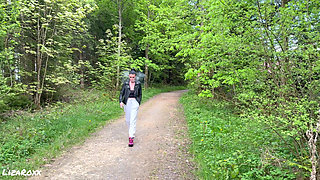 Hot Stable Worker Took Me Into the Forest… Risky Smoking Deepthroat POV