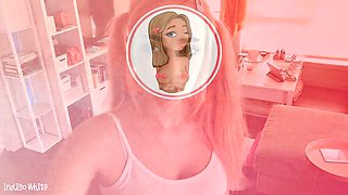 Voyeur Watches Naked Yoga Girlfriend Masturbate