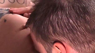 Intimate Moment with a 9 Month Pregnant Woman with Cum in Mouth