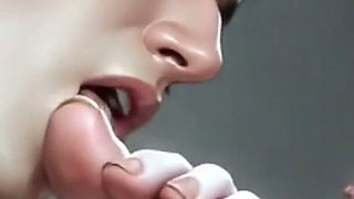 90yo Granny Foot Worship - Slave Licking Her Wrinkled Feet While She Is Horny