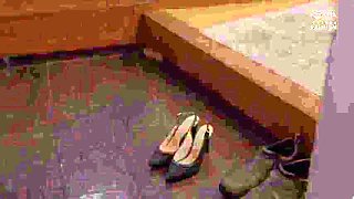 Eva gives you a POV blowjob handjob and footjob