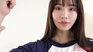 Reina Ohara White Dress Strip Then POV Oral