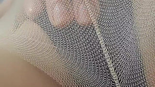 Wearing Pantyhose and Fingering My Crotch